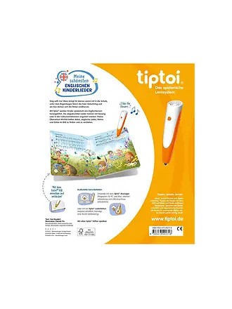 RAVENSBURGER | TIPTOI Libri di canzoni - Le mie più belle canzoni per bambini inglesi |